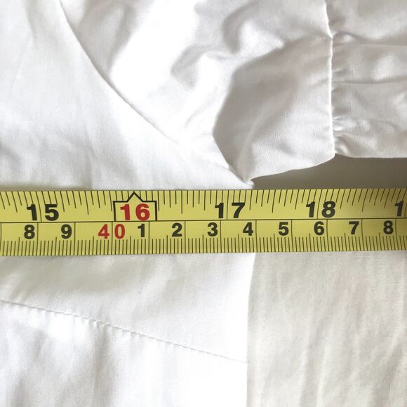 NWT Lisa Marie Fernandez for Target White Ric Rac Midi Dress Bell Sleeve - Picture 11 of 16